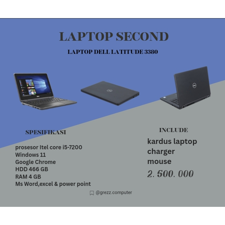laptop second dell