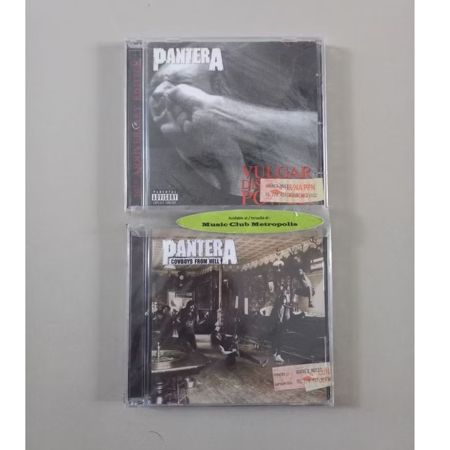 CD PANTERA - VULGAR DISPLEY OF POWER/COWBOY FROM HELL IMPORTED
