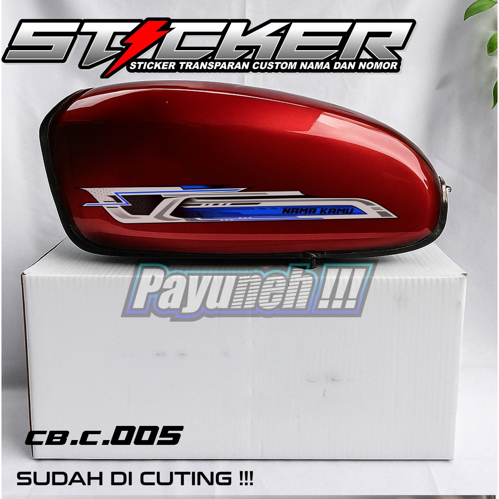 05 STICKER STRIPING MOTOR CB 100 - STICKER STRIPING MOTOR CB 100 PREMIUM GRAFHIC