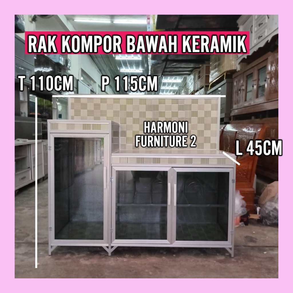 RAK KOMPOR UNDAK ALUMUNIUM RAK KOMPOR ALUMUNIUM FREE ONGKIR SERANG KOTA DAN CILEGON