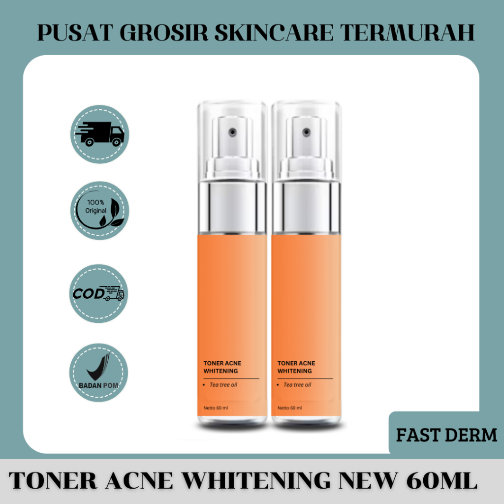 Fast Derm Toner Acne Whitening NEW
