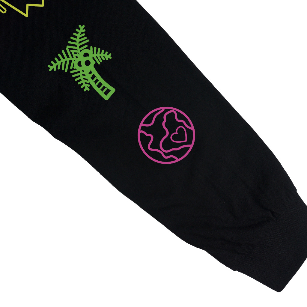 Troy Company Longsleeve Tshirt Black Limitless - Kaos Hitam Lengan Panjang LS 3203