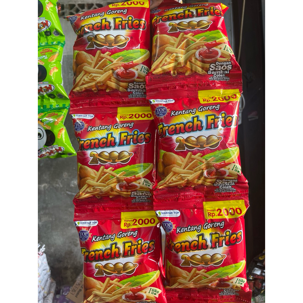 

CHIKI French Fries 2000 Kentang goreng 1renceng
