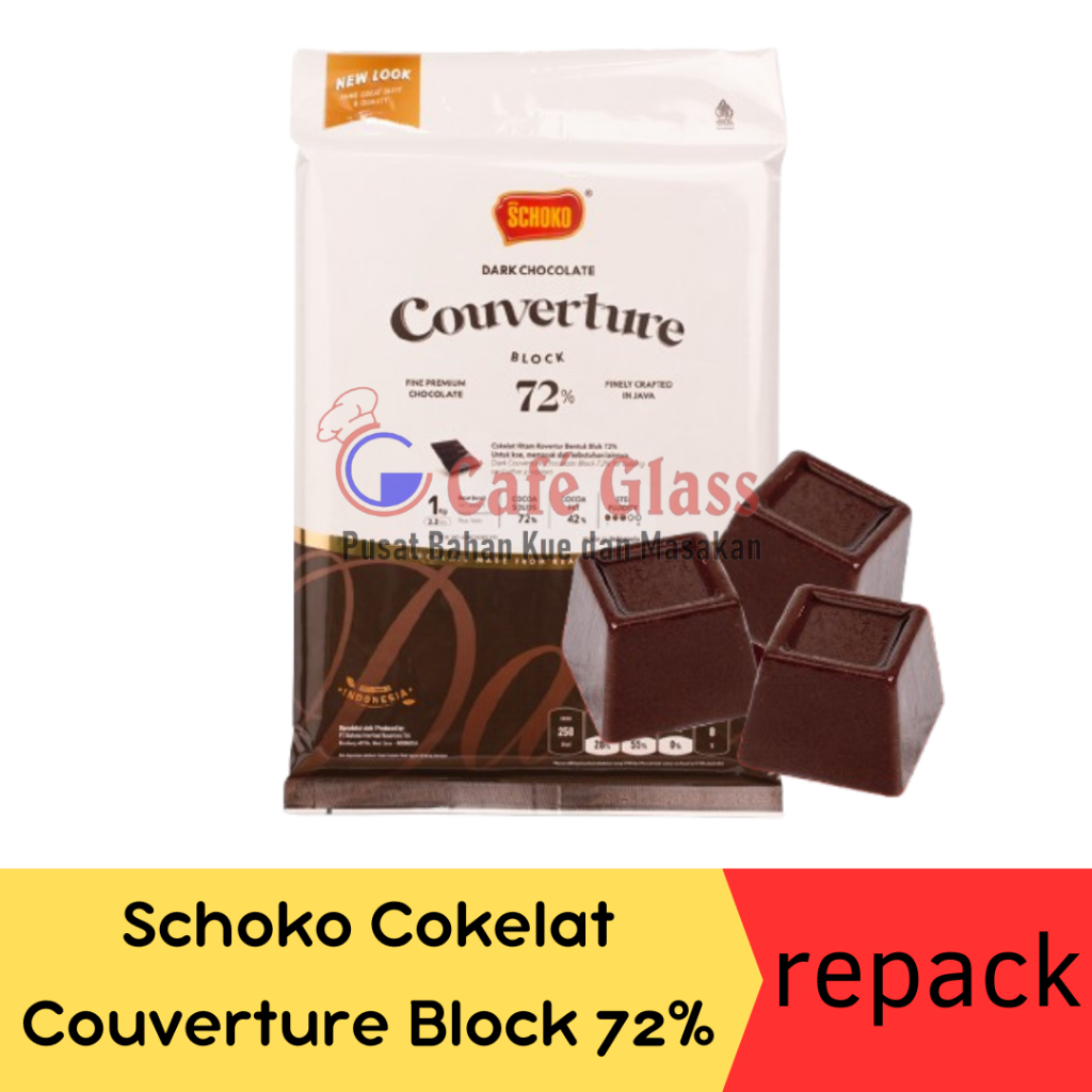 

Schoko Cokelat Couverture Dadu/Couverture 72%/Cokelat Dadu-Repack