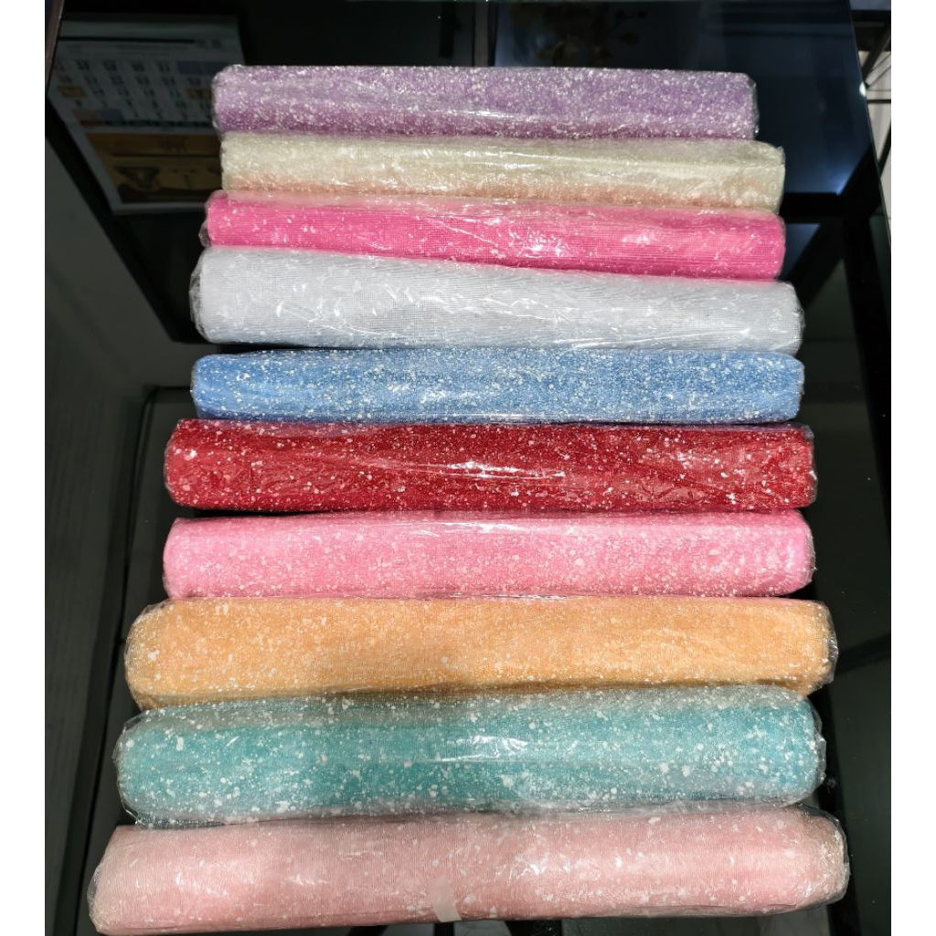 

Jala Salju/Flower Snow Mesh/Roll Kain Tile Snow Buket/Jaring Salju Buket Roll/Tile Buket Bunga