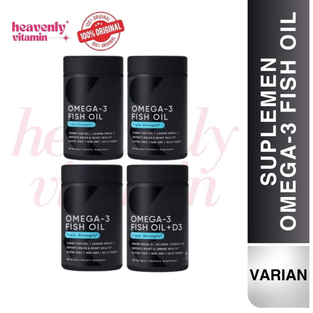 SR Sports Research Omega 3 Fish Oil Triple Strenght  1250 mg - 30, 90 & 180 Capsules