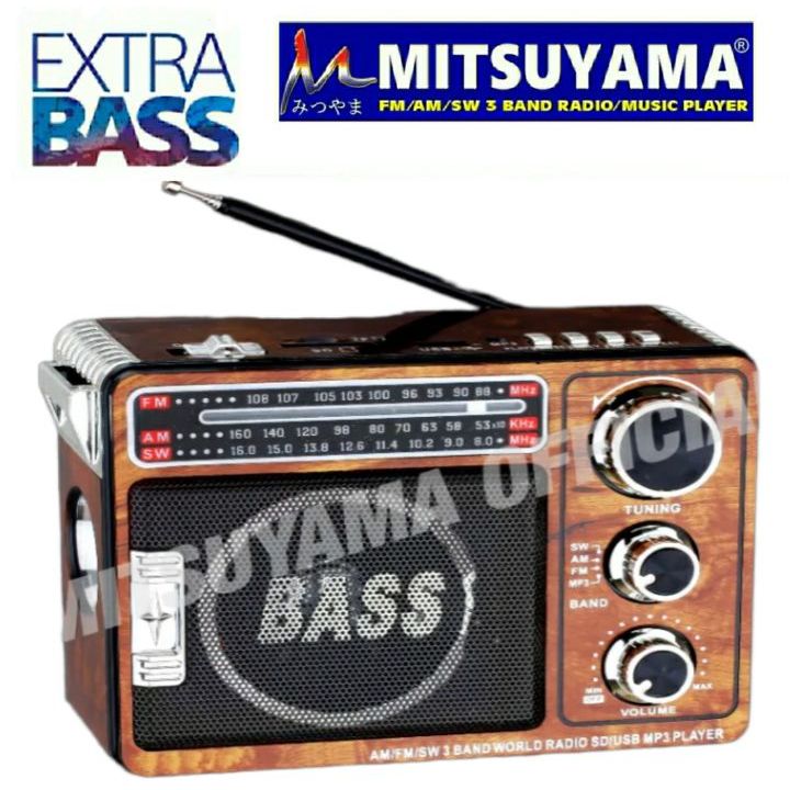 Radio Bluetooth Portable Mitsuyama X-Bass MS 4020 BT Classic