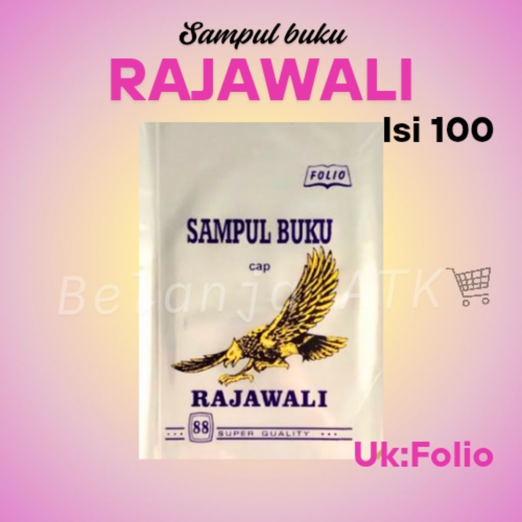

Sampul buku RAJAWALI plastik buku Boxy/ Diktat/ LKS/ Folio isi 100 pc asli