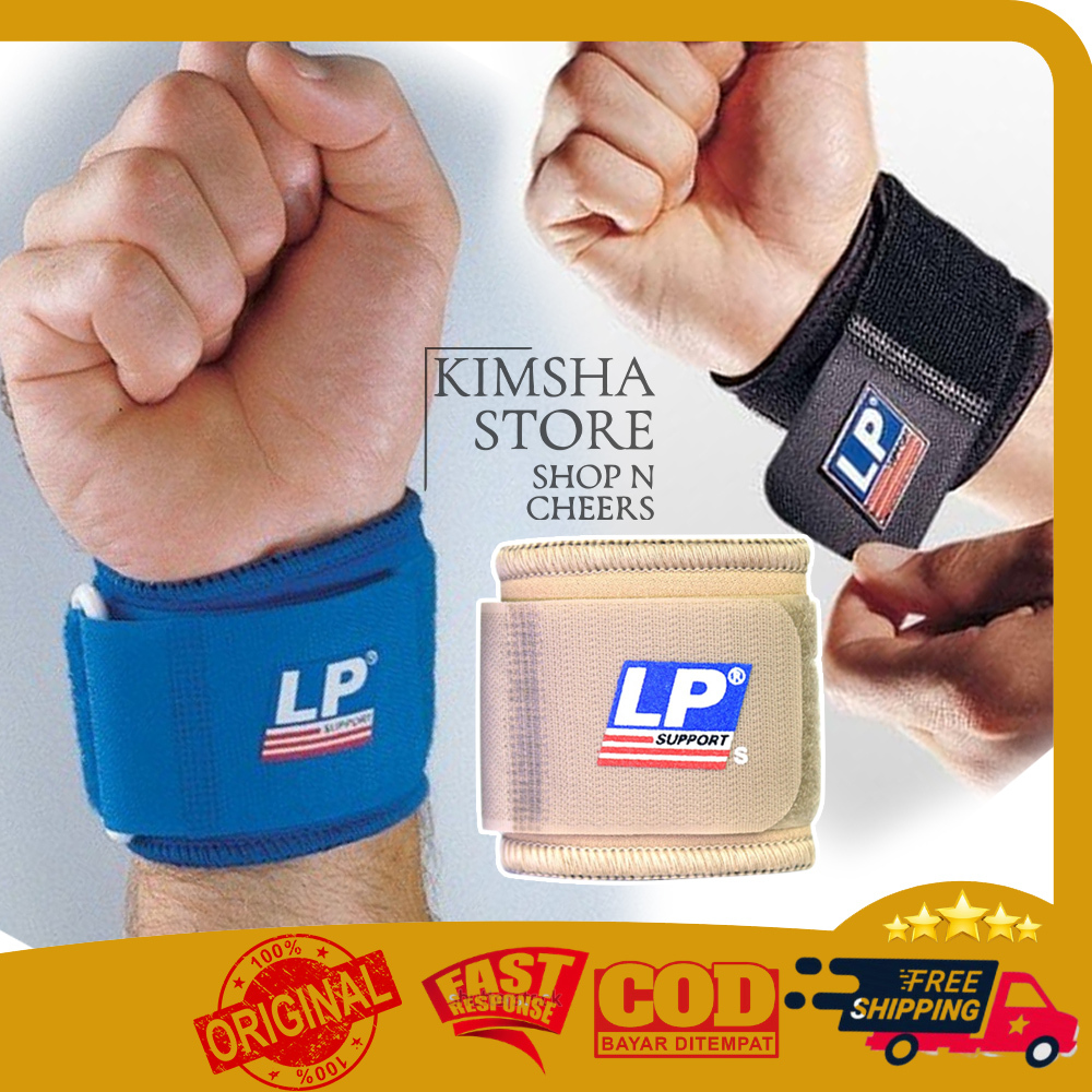 LP Wrist Support Neoprene Wristband Deker Pergelangan Tangan Sport Equipment Olahraga Pemulihan Mere