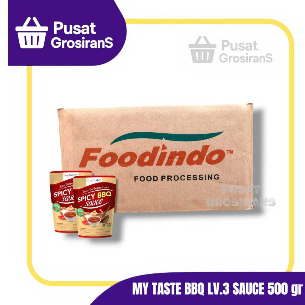 

My Taste Saus Barbeque Spicy Level 3 500gr 1 Karton isi 20pcs