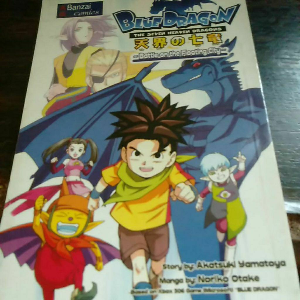 komik blue dragon battle on the flooring city one shot