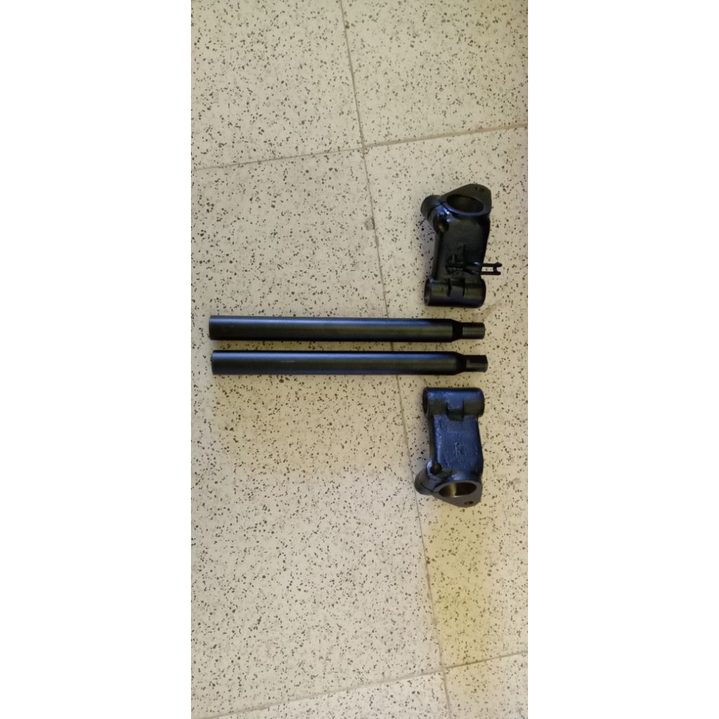 Stang jepit JRS 120 hitam Thailand bahan besi As 33mm pnp ninja R dan RR Handmade