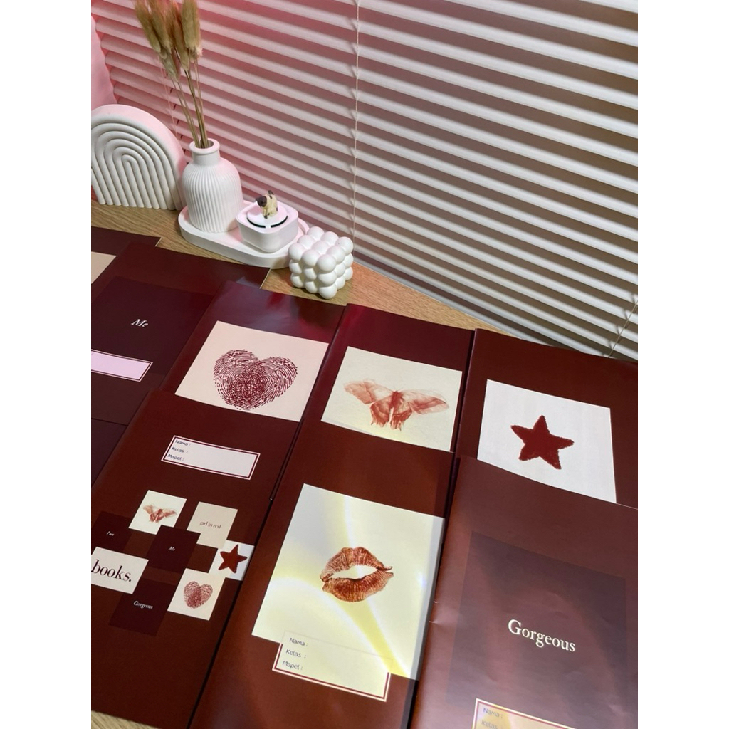 

Sampul buku maroon aesthetic by ATKita.id (maroon series) - sampul buku 10 pcs untuk ukuran standart dan big boss