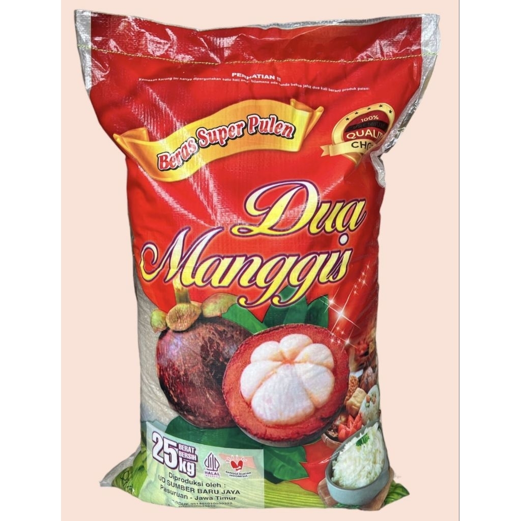 

BERAS CAP 2 MANGGIS KEMASAN 25KG
