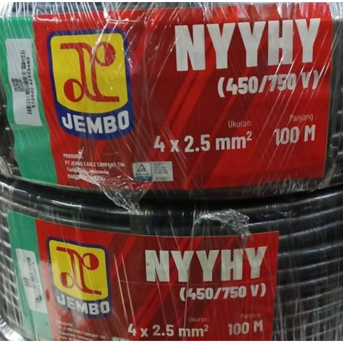 Kabel NYYHY 4 x 2.5 Jembo Per Meter