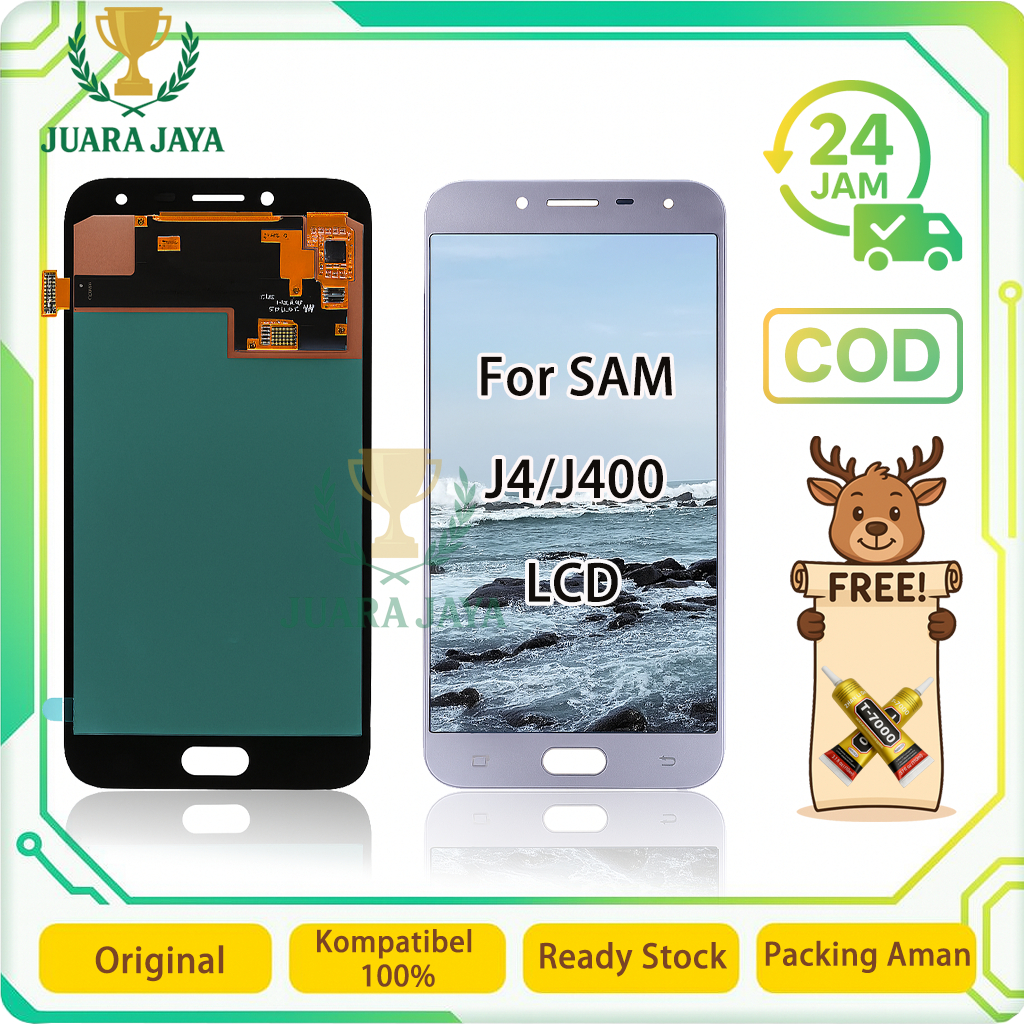 LCD FOR SAMSUNG J4/J400 UNIVERSAL FULLSET Touchscreen LCD HP OG TOUCHSCREEN