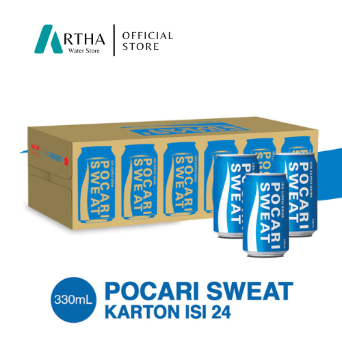 

POCARI SWEAT 330ml x 24 (Kaleng) Pocari Sweat