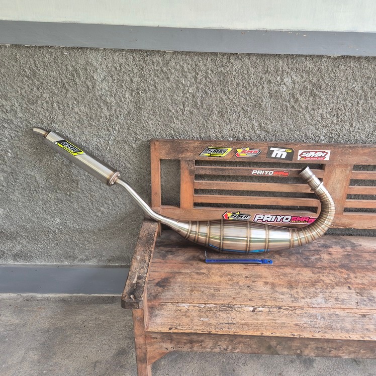 Knalpot Ninja RR Cobra SMR Stainless Leher Cacing