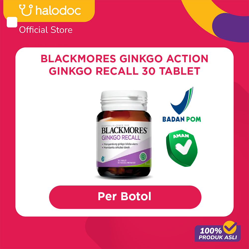 Blackmores Ginkgo Action / Ginkgo Recall 30 Tablet