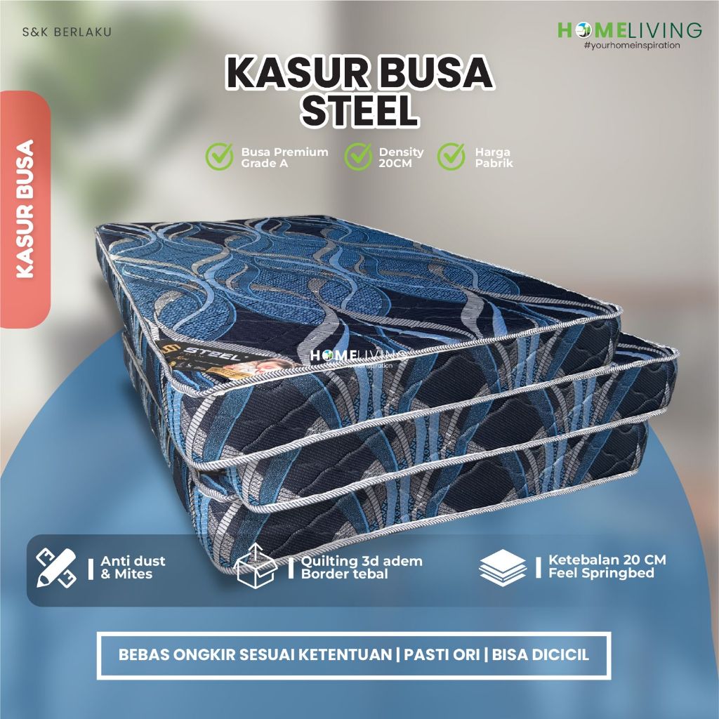 HOMELIVING-KASUR BUSA STEEL - KASUR MURAH PONTIANAK - KASUR ANAK KOST