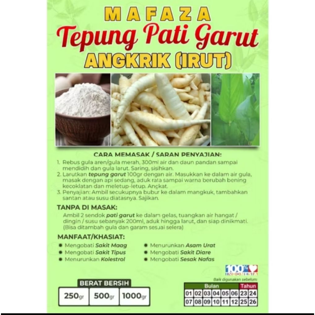 

Tepung Pati Asli GARUT & Asam Lambung