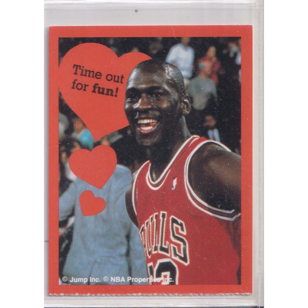 1991 Cleo Michael Jordan Valentines #_MIJO.8 Michael Jordan
