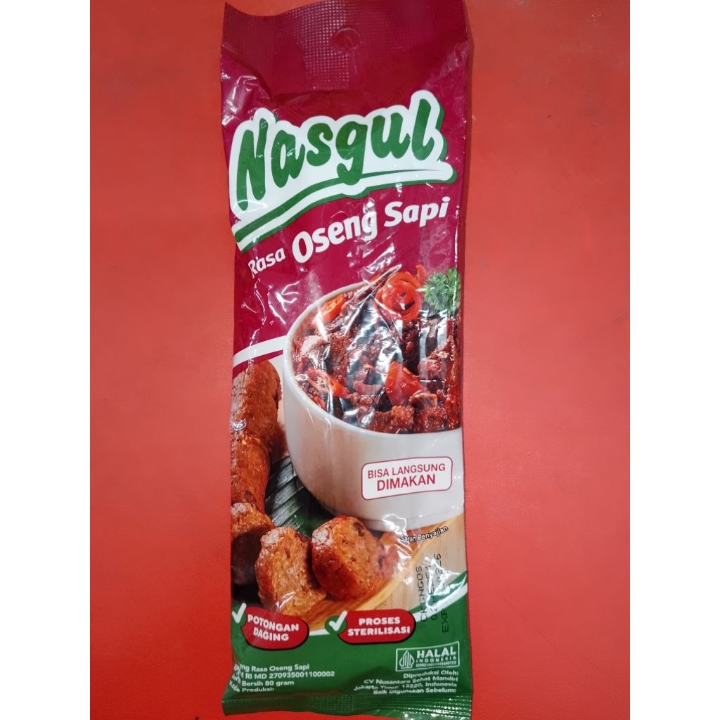 

Nasgul nasi gulung oseng sapi80g