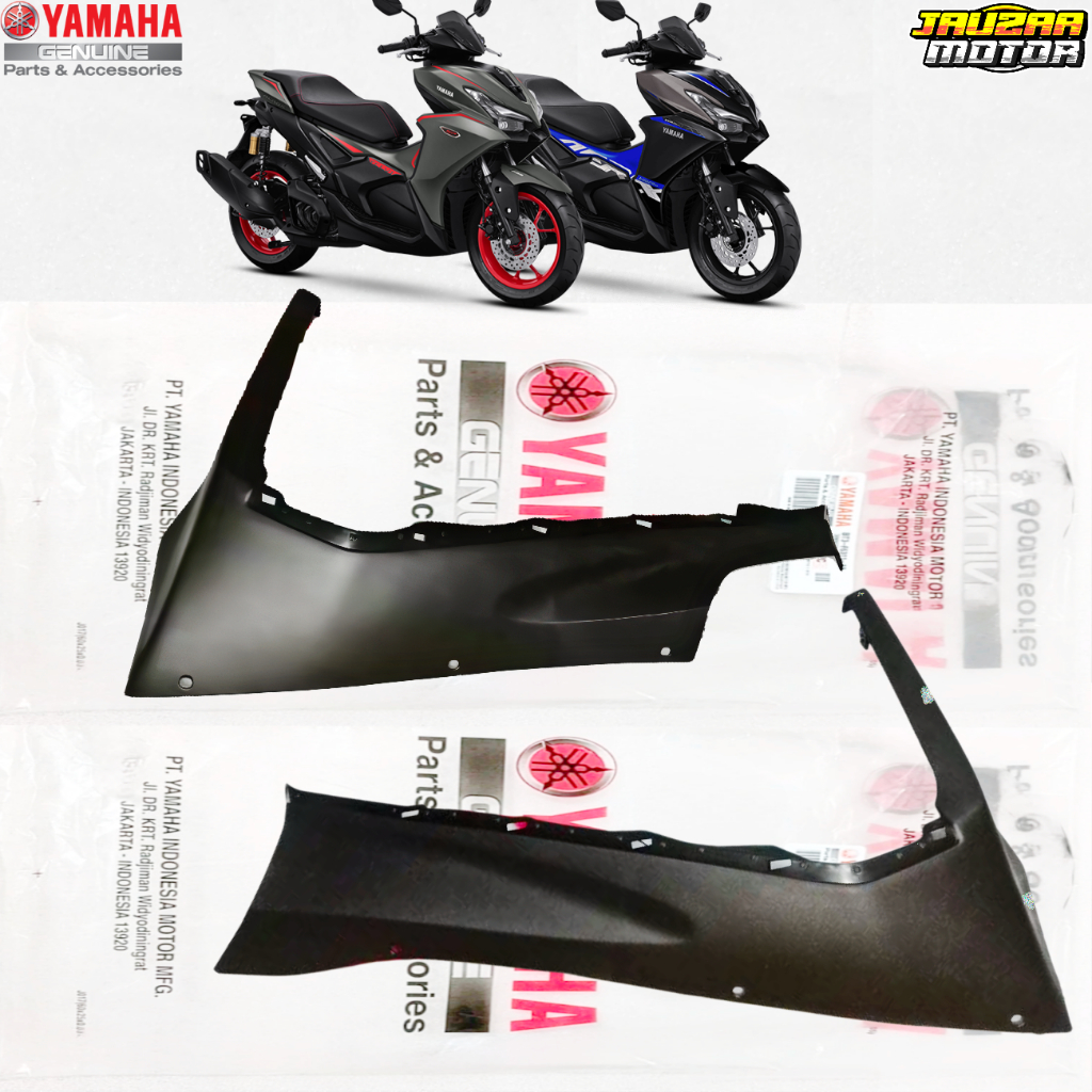 MOLE SIDE COVER DEK BAWAH KANAN KIRI NEW AEROX ALPHA STANDAR DAN TURBO 2FB-F1871-00 BWP-F171L-00 ORI