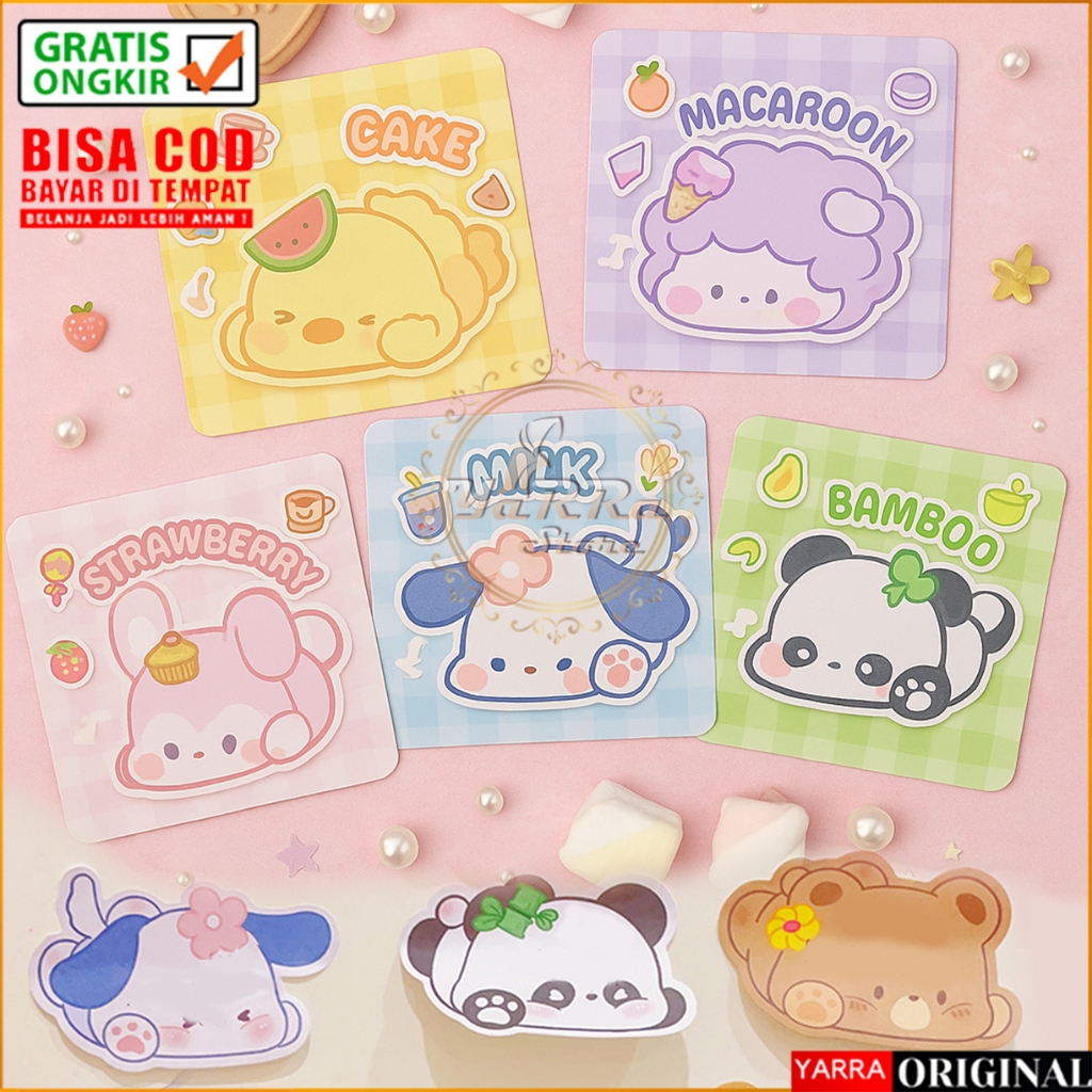 

Sticky Notes Motif Karakter Kartun Hewan Lucu Kertas Catatan Tempel Mini Memo Note