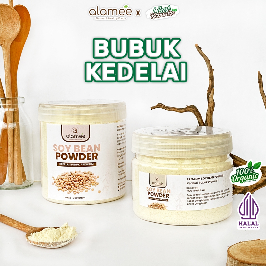 

ALAMEE Susu Kedelai Bubuk Soybean Milk Powder Murni Kacang Kedele Soy Bean LIHAT KEBUNKU