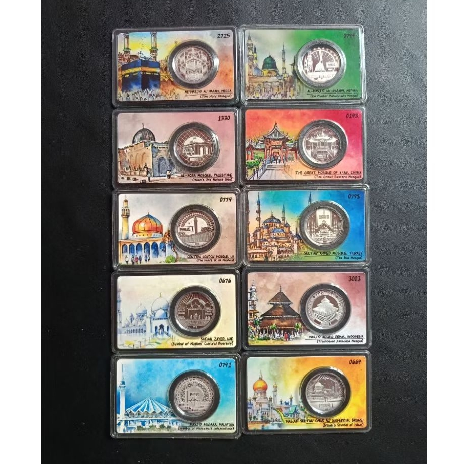 Dirham nubex Malaysia, masjid Collection