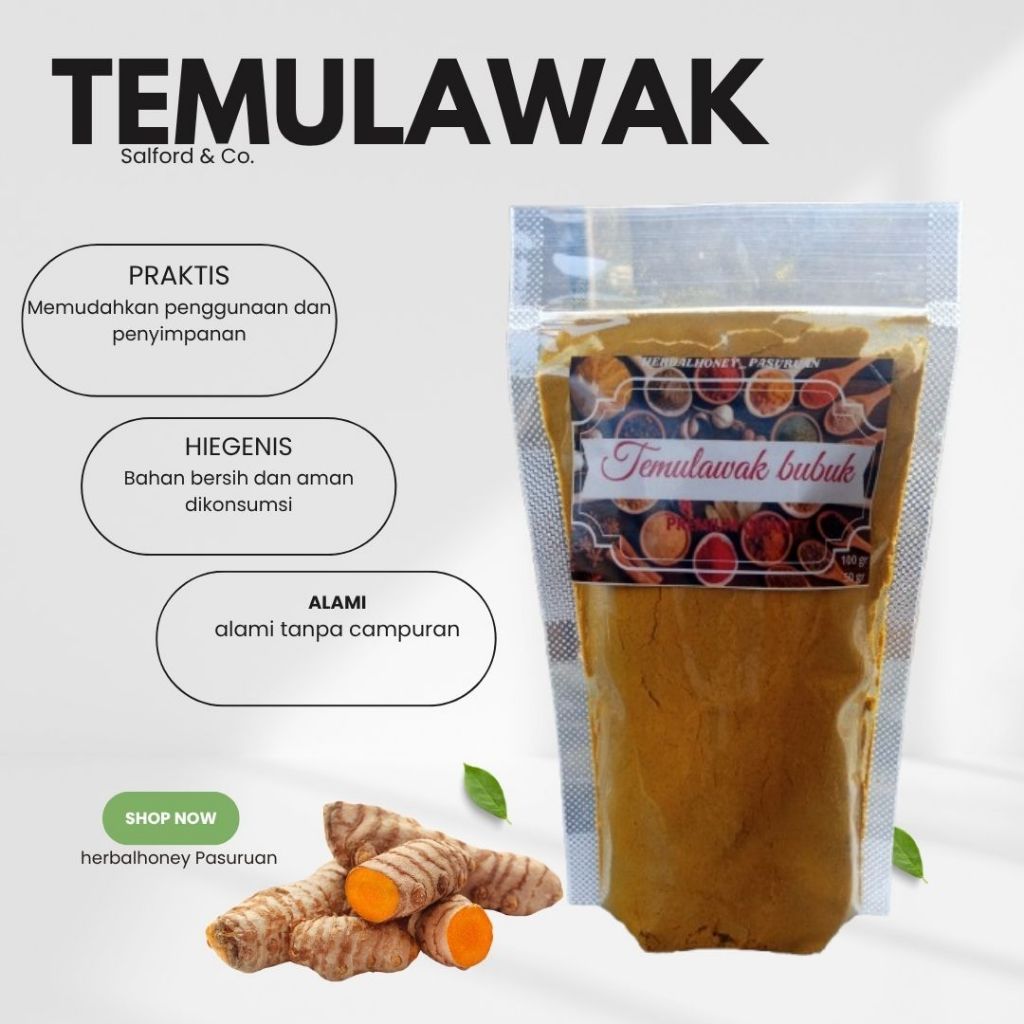 

Temulawak Bubuk Murni 100%