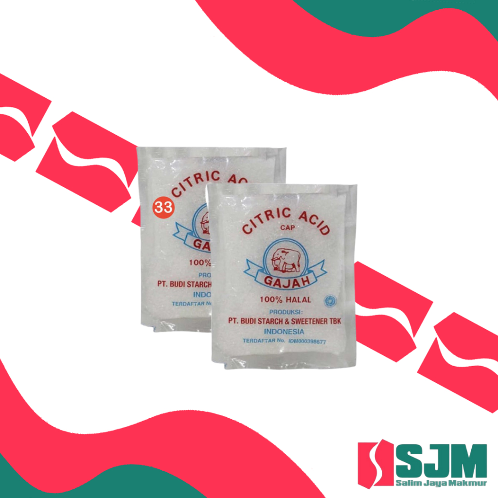 

Citrun Gajah 50Gr - Asam Sitrat Sitrun Cap Gajah