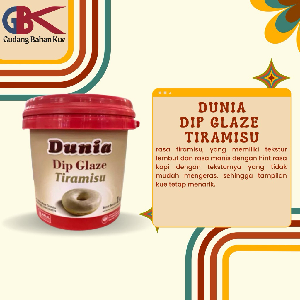 

Dunia Dip Glaze Tiramisu