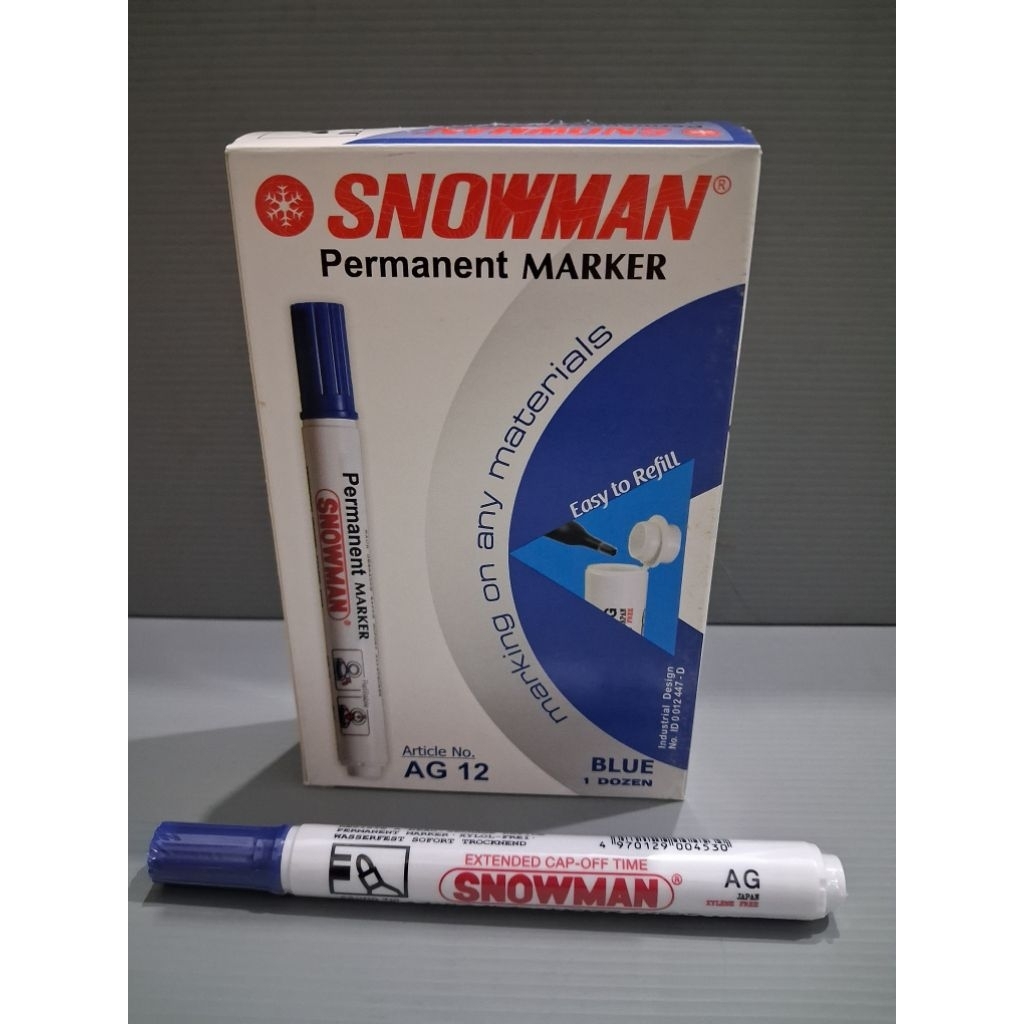 

spidol snowman AG-12 [ permanent marker]