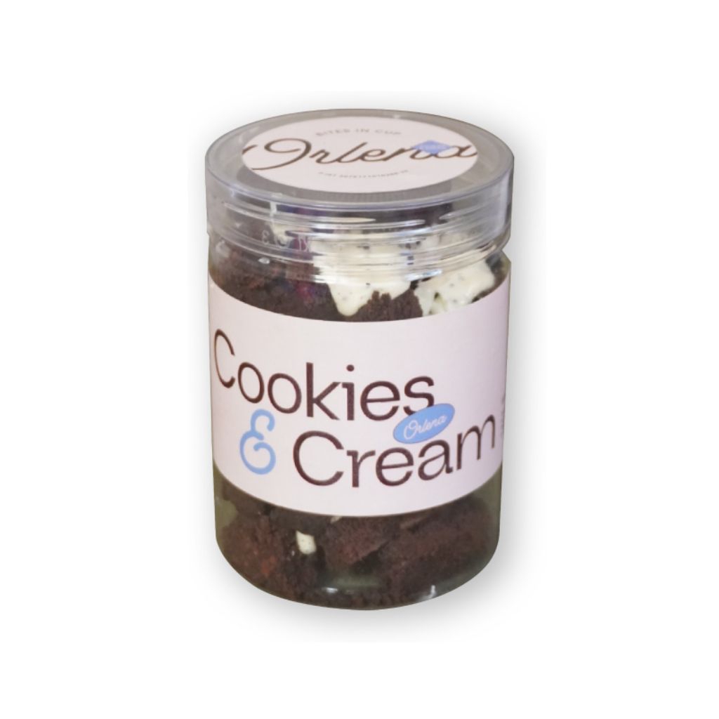 

Bites in cup Cookies and cream