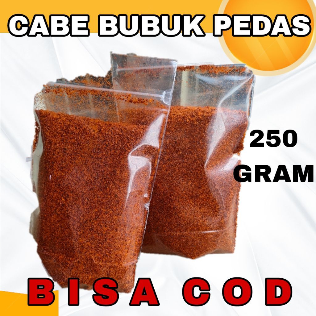 

250 GRAM CABE BUBUK GILING / CABE KERING PEDAS COCOK BUAT BUMBU SEBLAK BASO ACI CUANKI BAKSO