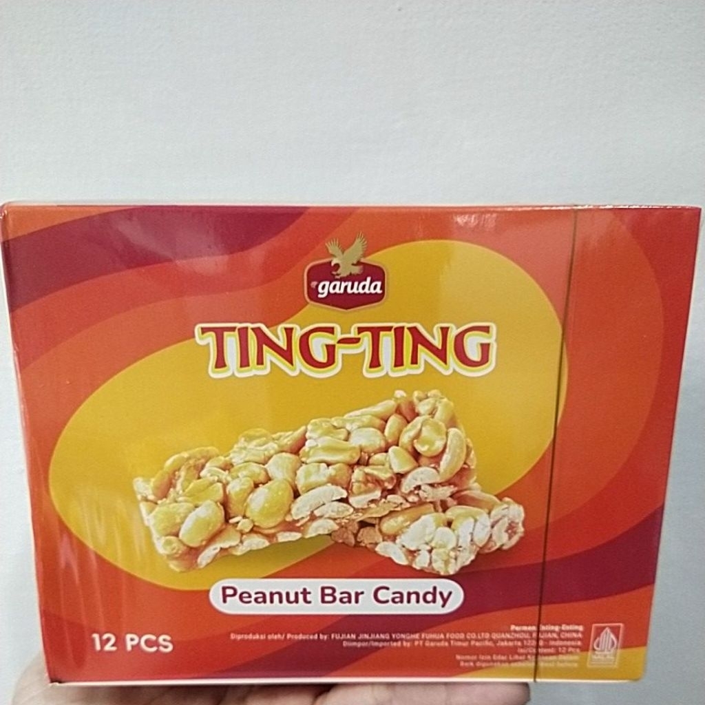 

Garuda Tingting Peanut Bar Candy 12 pcs