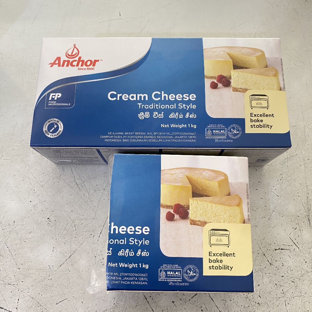 

Anchor cream cheese potongan 500 gram | anchor cream cheese | cream cheese anchor