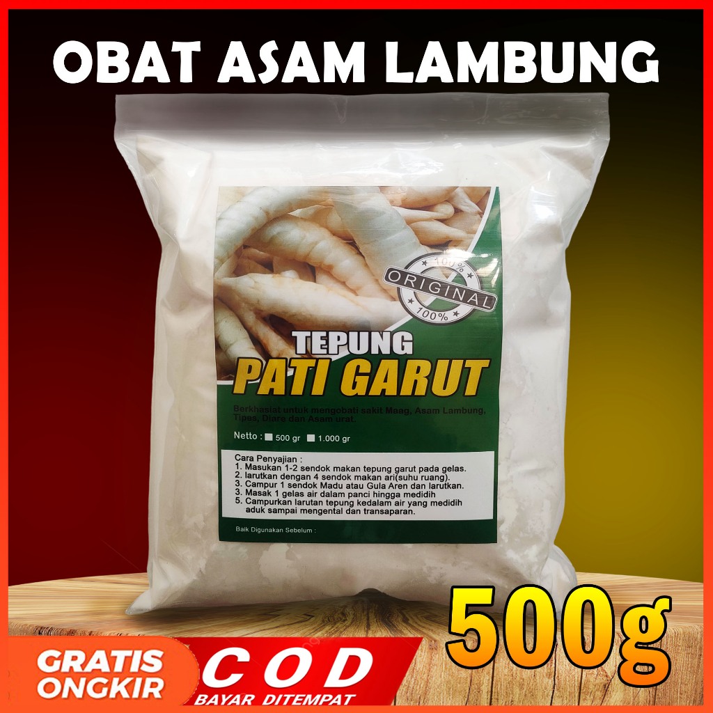 

Tepung Pati Garut untuk Asam Lambung 500gr