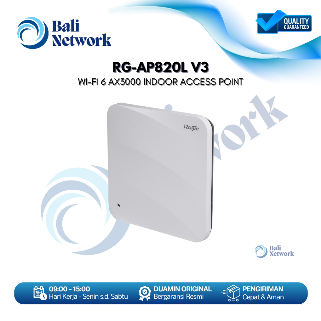 RUIJIE REYEE RG-AP820L V3 RUIJIE ENTERPRISE WI-FI 6 INDOOR ACCESS POINT