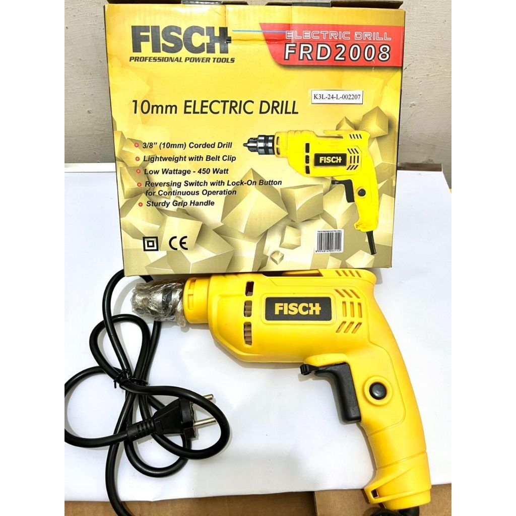 FISCH MESIN BOR 10MM FRD2008/ELECTRIC DRILL