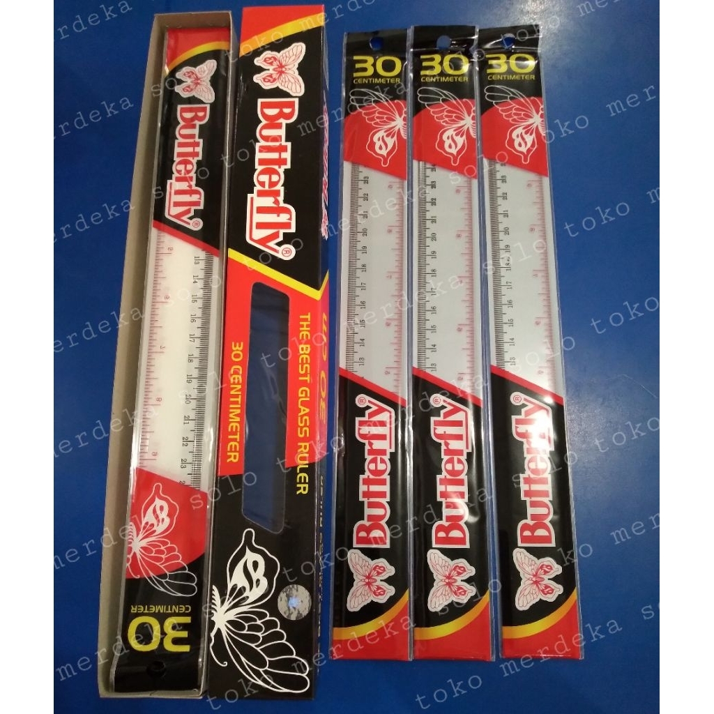 

Penggaris Butterfly 30cm