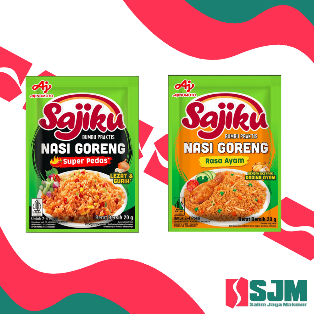 

Sajiku Bumbu Nasi Goreng 20gr - Bumbu Instan Masak Cepat