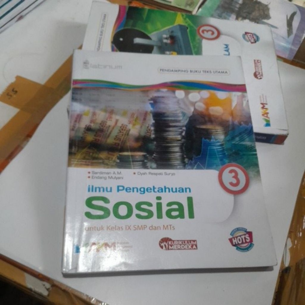 BUKU ILMU PENGETAHUAN SOSIAL/IPS UNTUK SMP KELAS IX/9/3 KURIKULUM MERDEKA PENERBIT PLATINUM