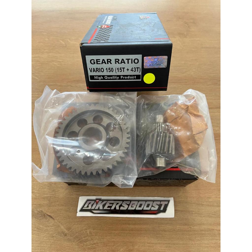 Gear Ratio - Gigi Rasio Moto 1 Vario 150 Uk 15T - 43T Original