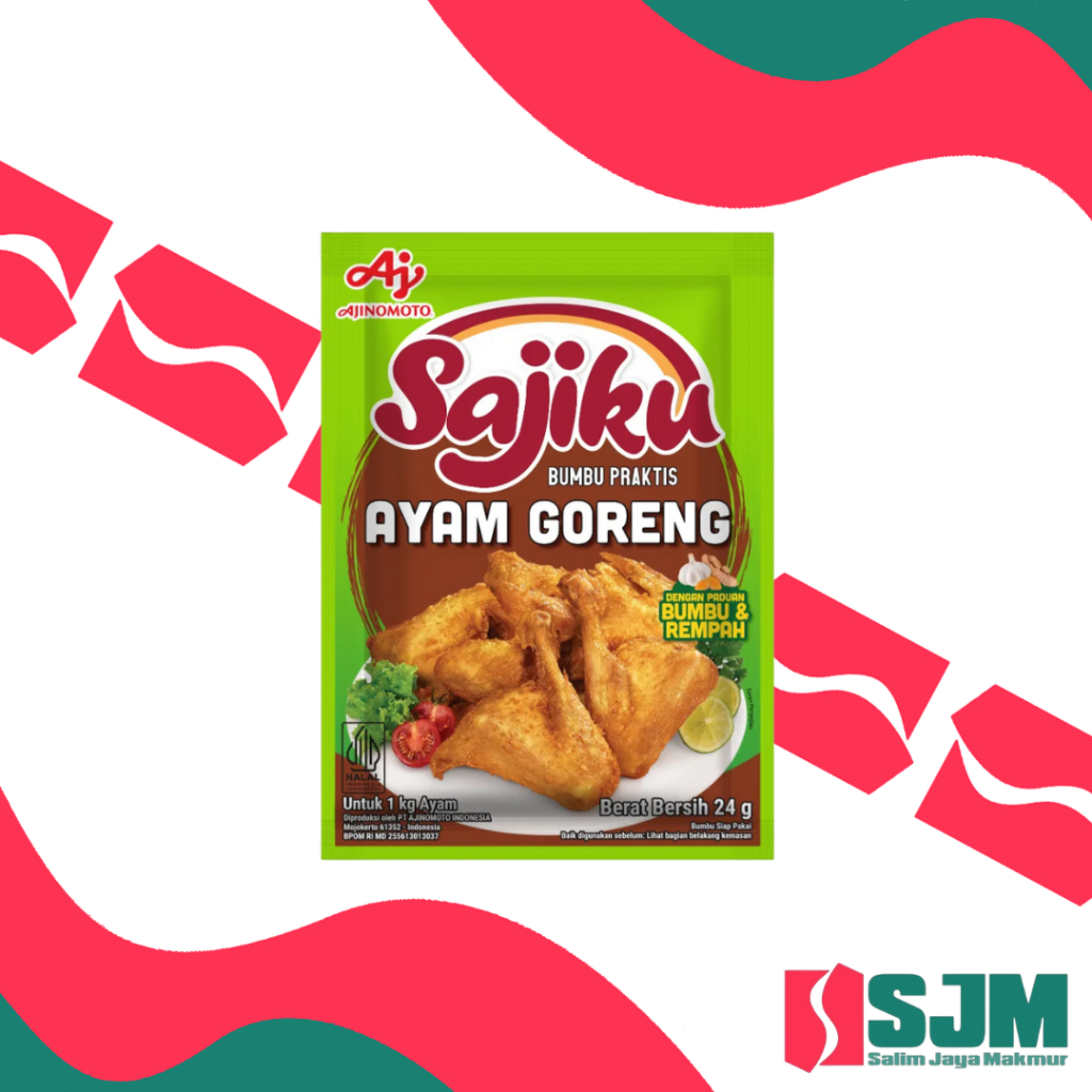 

Sajiku Bumbu Ayam Goreng 24Gr - Bumbu Instant Ayam Goreng
