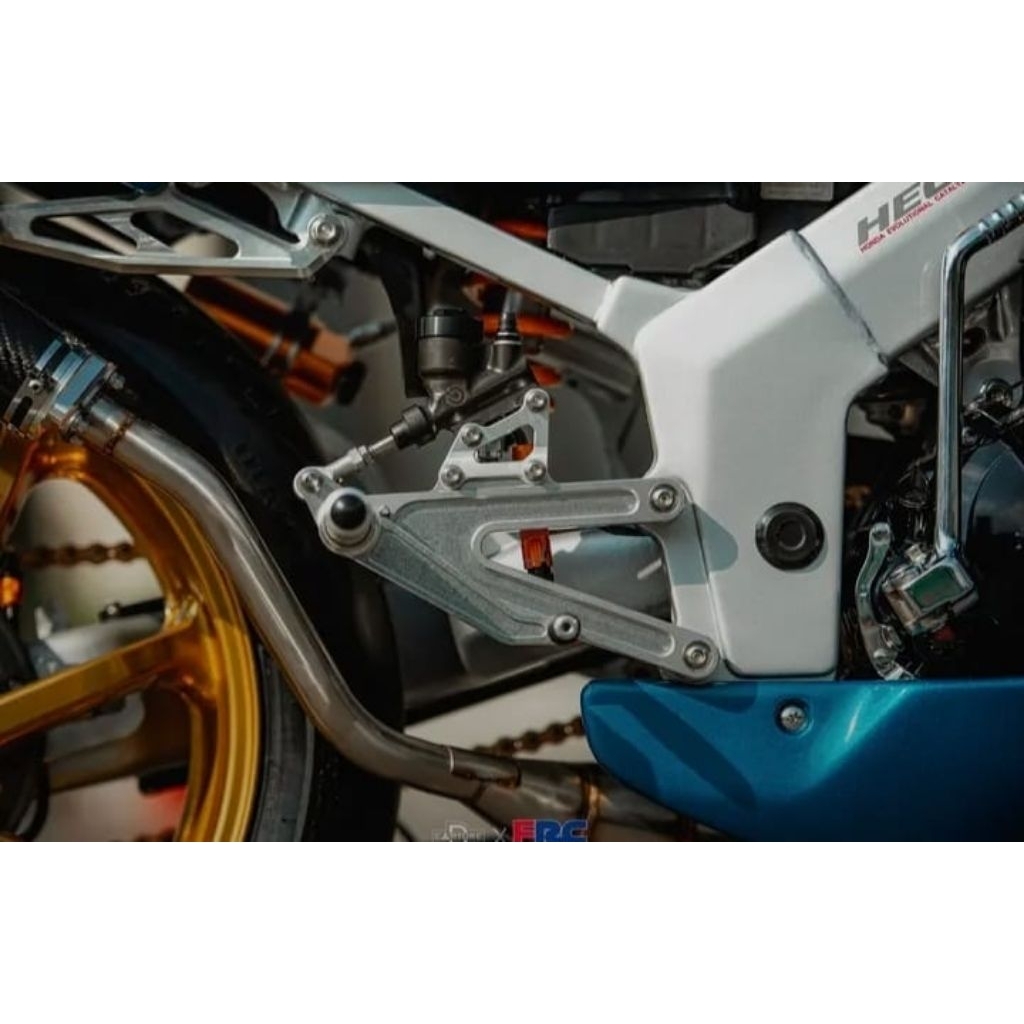 Footstep RACING Honda NSR 150 SP GIGA BIKE By FRC Performance Alumunium CNC T6 T 6 Foot Step Motor N