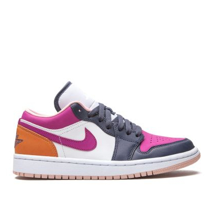 Nike Jordan 1 Low Mismatched Purple Magenta Original / Jordan Magenta