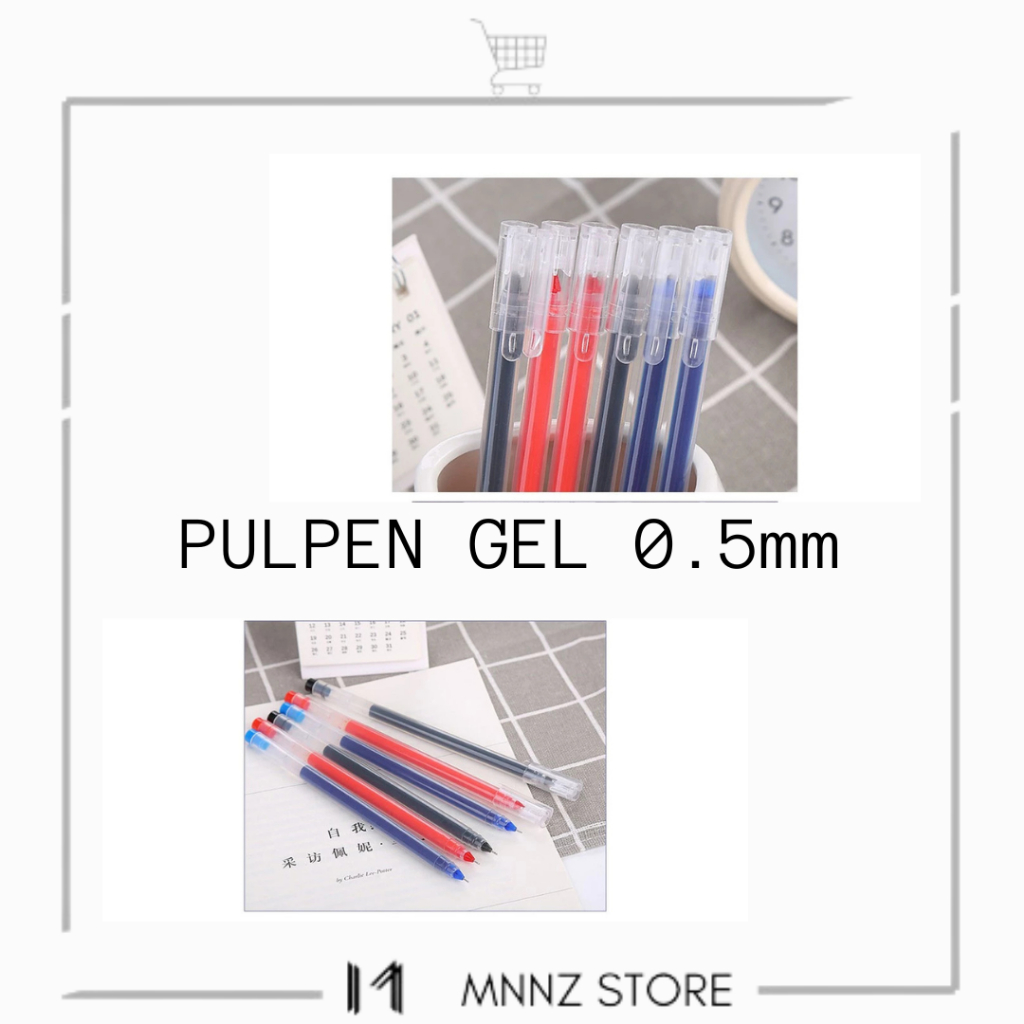 

Pulpen Gel 0.5mm Warna Hitam Ujung Runcing Menulis Menggambar